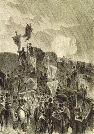 Francs-ma&ccedil;ons barricades